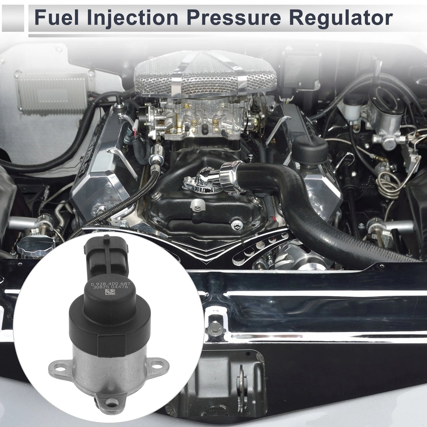 Fuel Pressure Regulator for Honda Accord (2004-2008) 20-70 Psi Metal