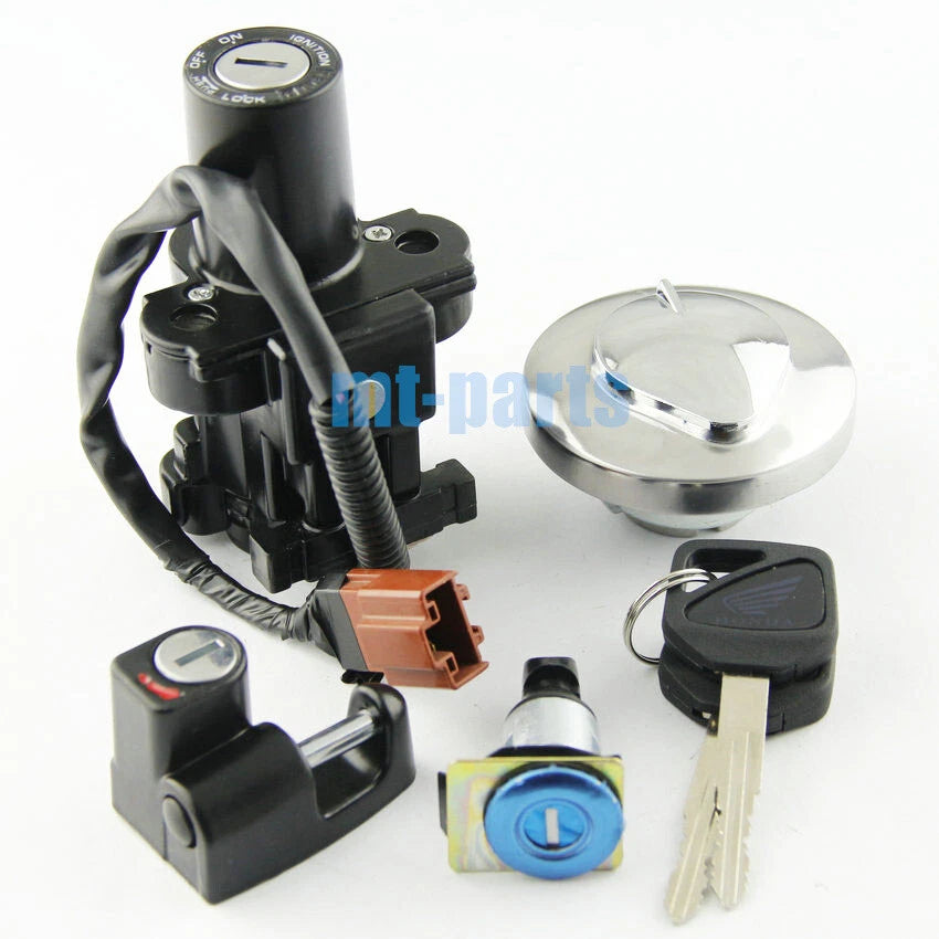 Ignition Key Switch & Fuel Tank Cap Lock Set for Honda CB400SS (2004-2007)