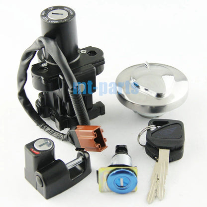 Ignition Key Switch & Fuel Tank Cap Lock Set for Honda CB400SS (2004-2007)