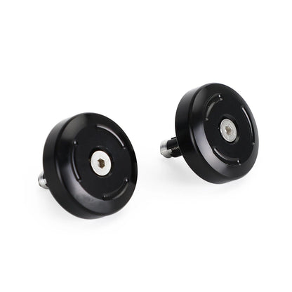 2 x Frame Plug Cover Caps Black for Tiger 800, XCX, XCA, XRX (2011-2018)