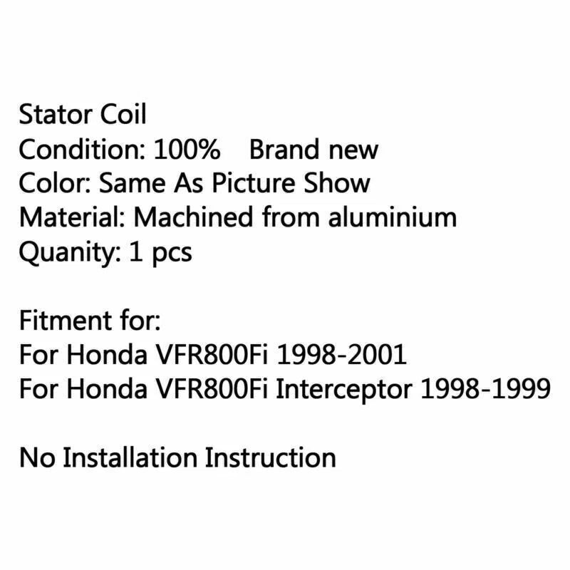 Stator Charging Coil for Honda VFR800FI (1998-2001)