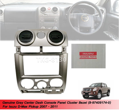 Gray Center Dash Console Bezel for Isuzu DMax (2007-2011)
