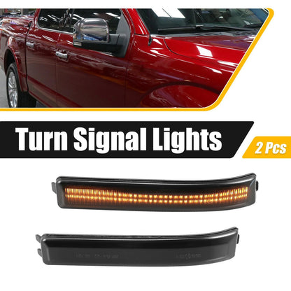 Turn Signal Lights for Ford F-150 (2009-2014) 2 x Replacement Covers