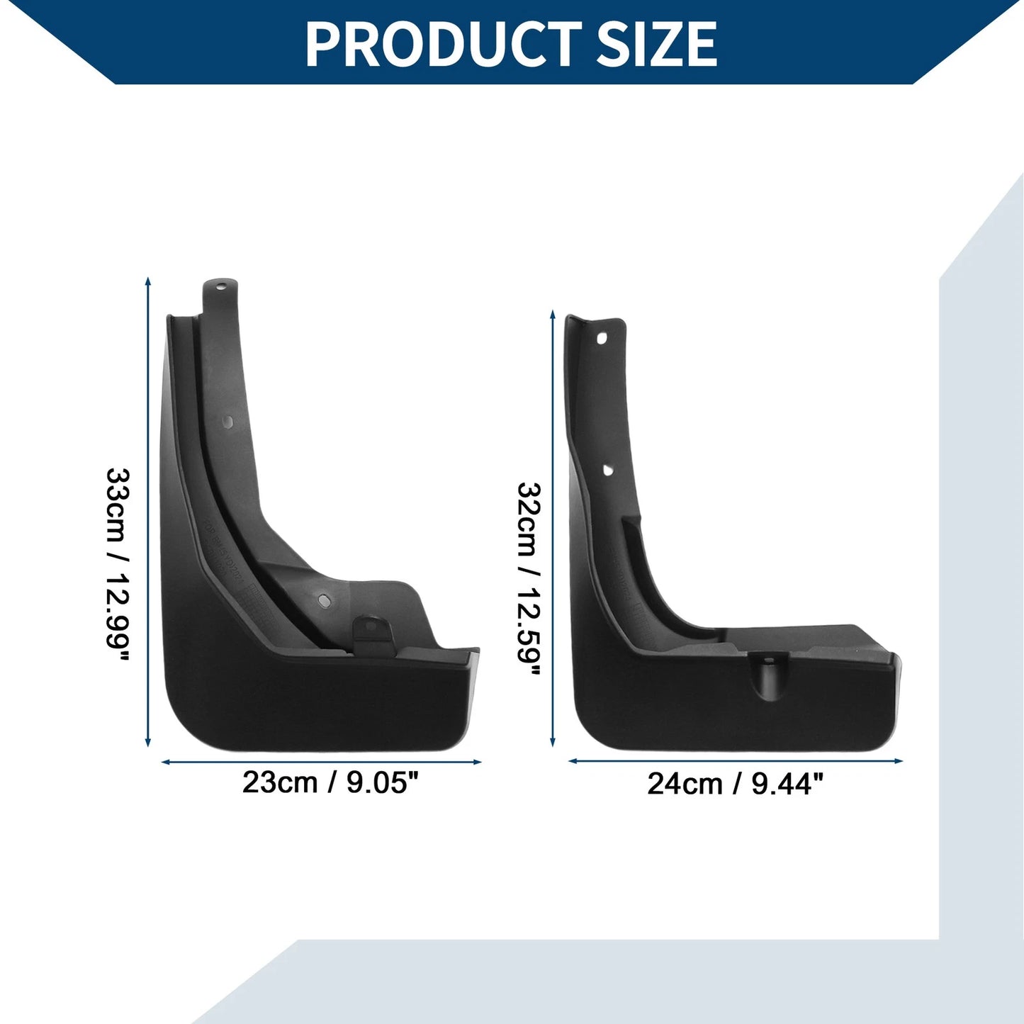 1x Mud Flaps Splash Guards for BMW 5 Series Sport (2024-2024)