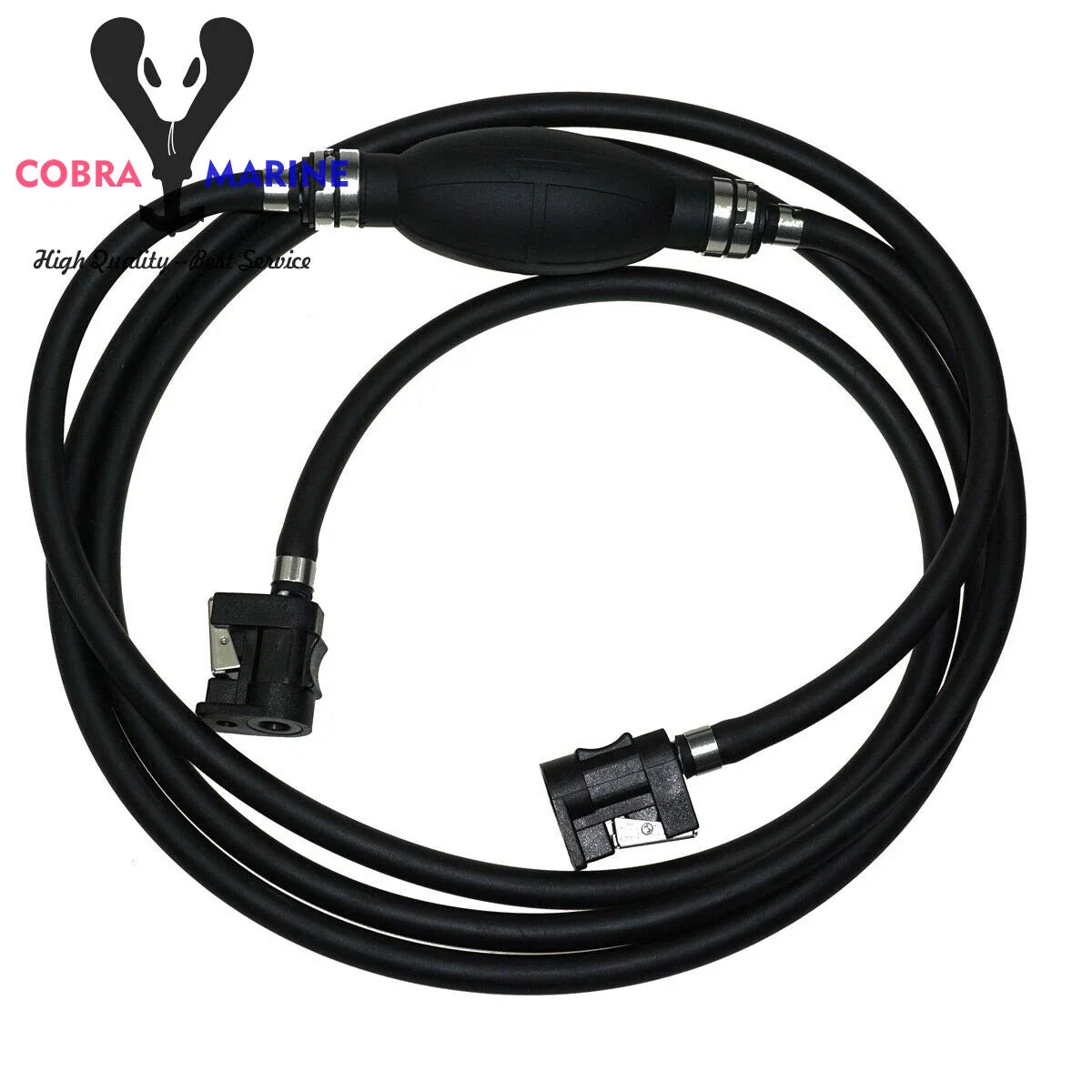 5/16" Fuel Line Hose Bulb Connector for Yamaha Outboard 24-200 HP