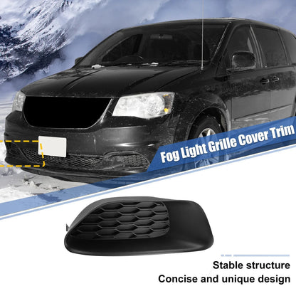 Front Left Fog Light Grille Cover for Dodge Grand Caravan (2011-2020)