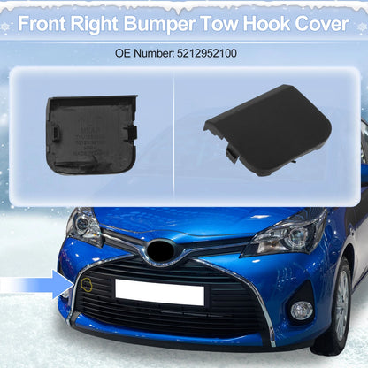 Right Front Tow Hook Cover for Toyota Yaris (2014-2017)