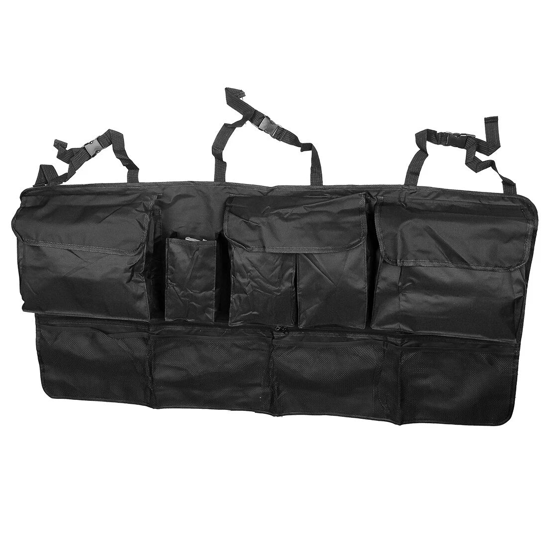 Cargo Net Organizer for Car Seat Back Storage Bags - Multi Pocket (Fits Most)