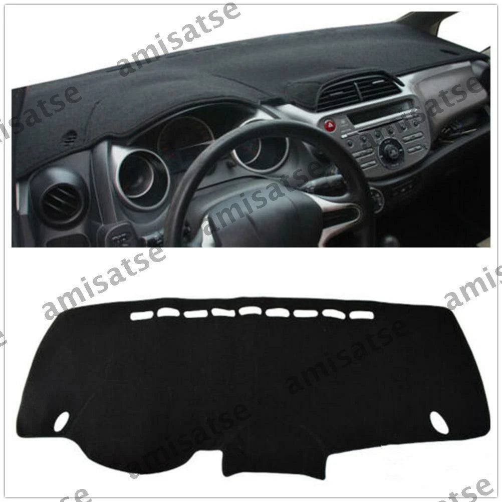 Dash Mat for Honda Fit Jazz (2009-2013) Black Dashboard Cover