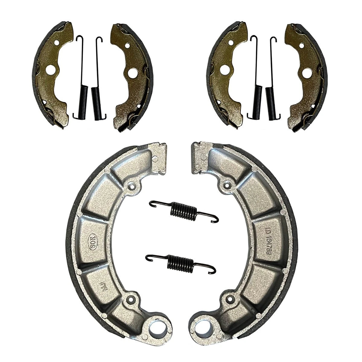 Front & Rear Brake Shoes for Honda Rubicon 4x4 TRX500FA (2001–2004)
