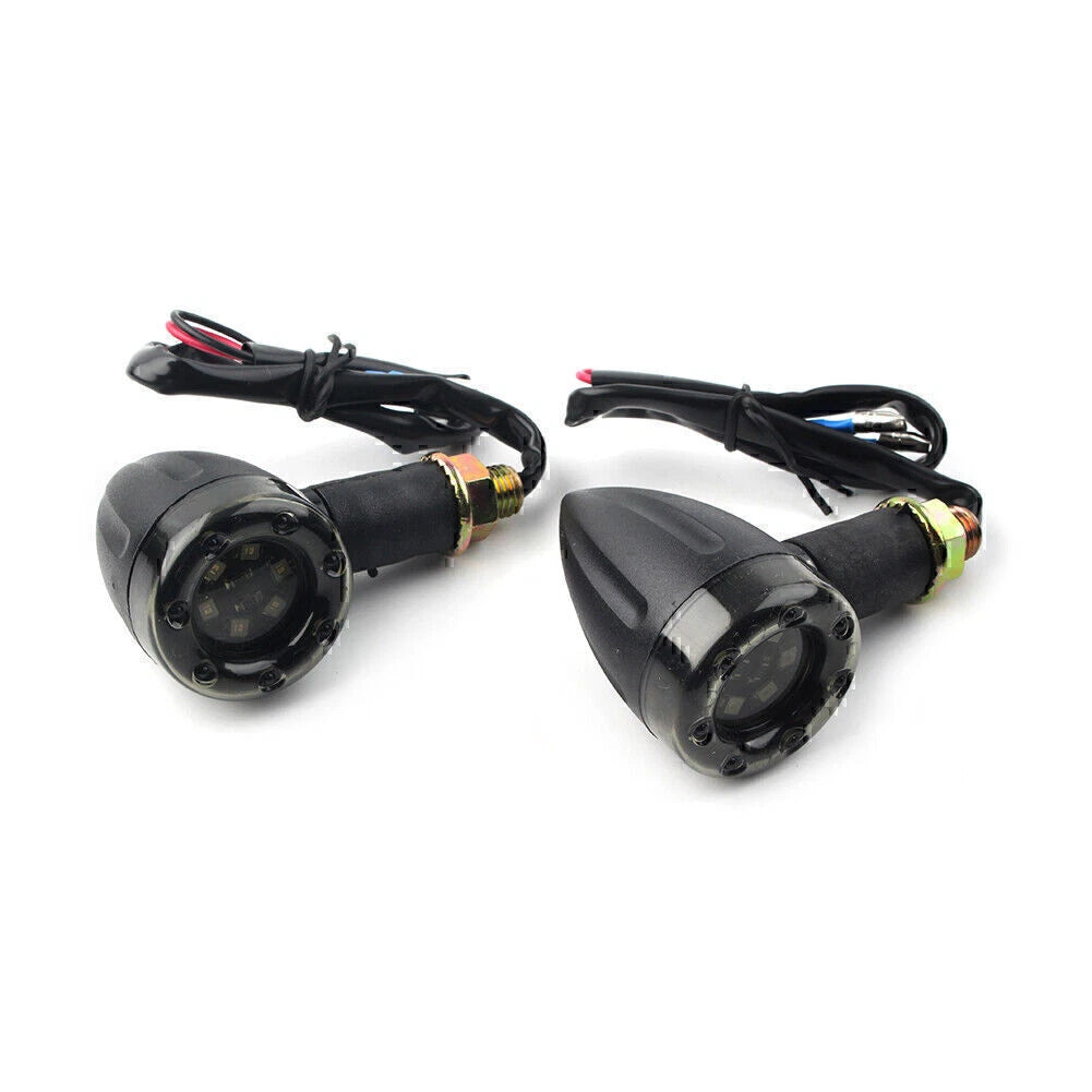 8mm Universal Motorcycle LED Turn Signal Lights for Harley
