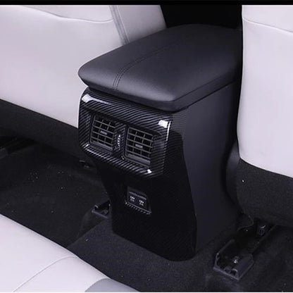 1pc Rear Seat Air Vent Trim for Toyota Rav4 (2019-2023) Carbon