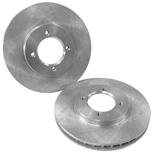 2 Front Disc Brake Rotors for Toyota Townace KR42 YR39 4cyl 1.8L 2.0L 1992-2003