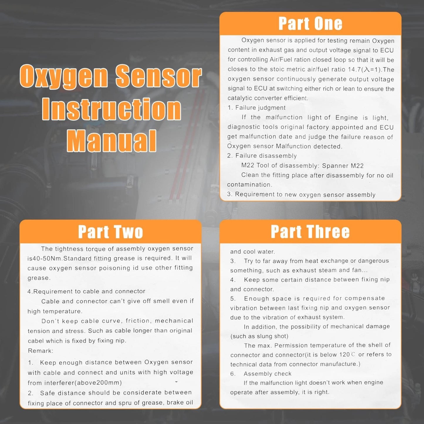 Oxygen Sensor for Toyota Highlander (2001-2007)