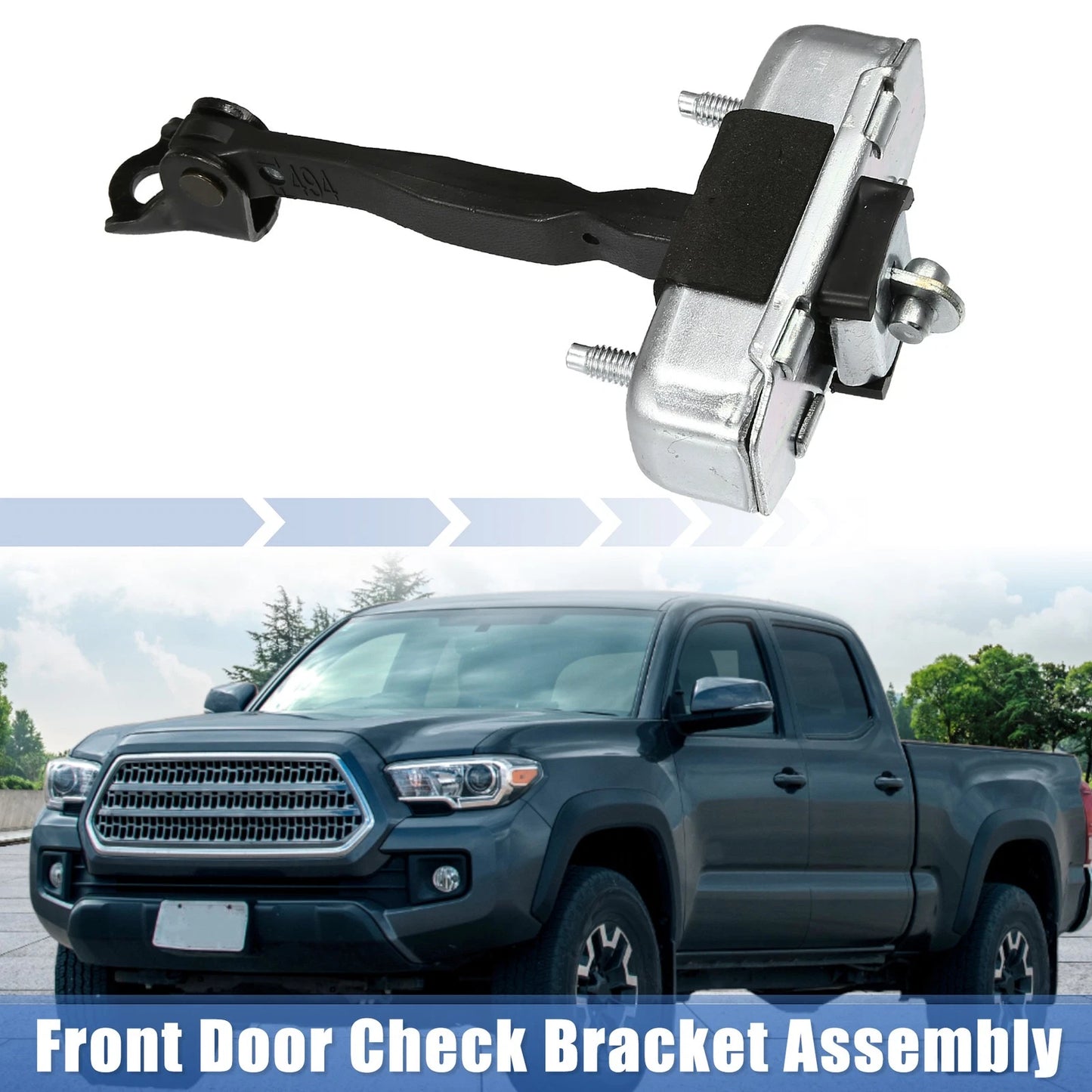 Front Left Door Check Stop Strap Bracket for Toyota Tacoma (2005–2010)