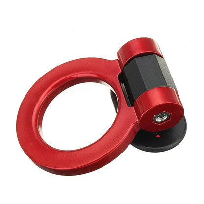 Red Universal Ring Tow Hook Decoration for Car Racing Style Accessories