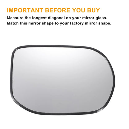 Right Side Mirror Glass for Honda Civic 2006-2011