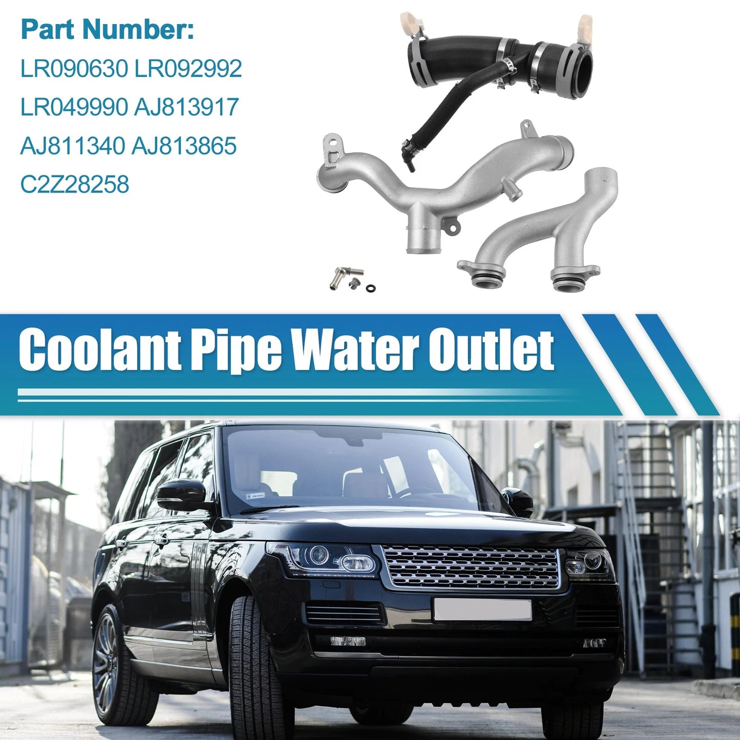 Coolant Pipe Water Outlet for Land Rover Range Rover (2003-2012)