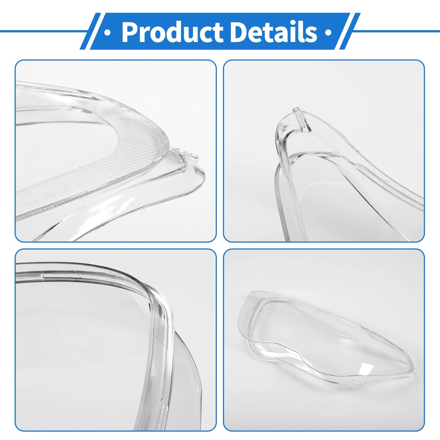 Front Left Headlight Lens Cover for BMW 7 Series E66/E65 (2002-2005)