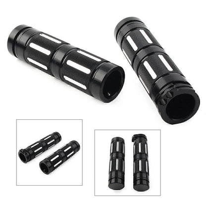 CNC 1" Motorcycle Handlebar Hand Grips for Harley Dyna Wide Glide EFI
