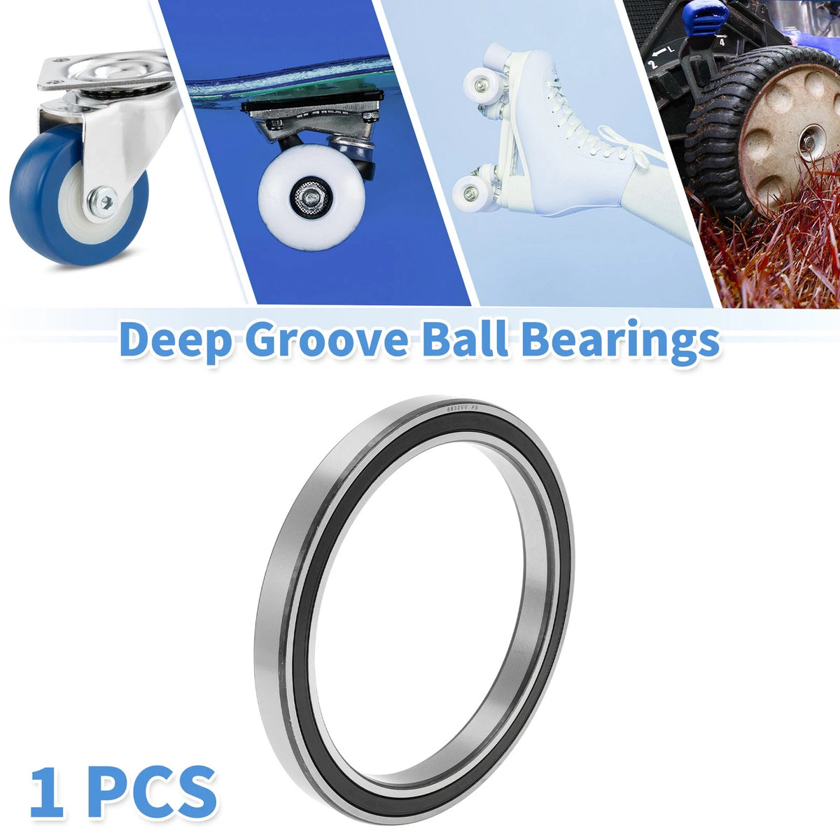 Bearings / 160x200x20mm / Deep Groove Ball Bearings for Scooter Skateboard