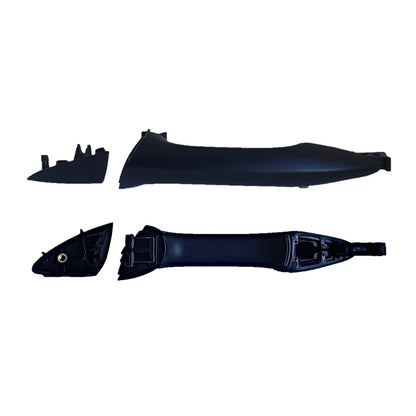 Set of 2 Rear Left + Right Door Handle Black for Hyundai i30 GD (2012–2017)