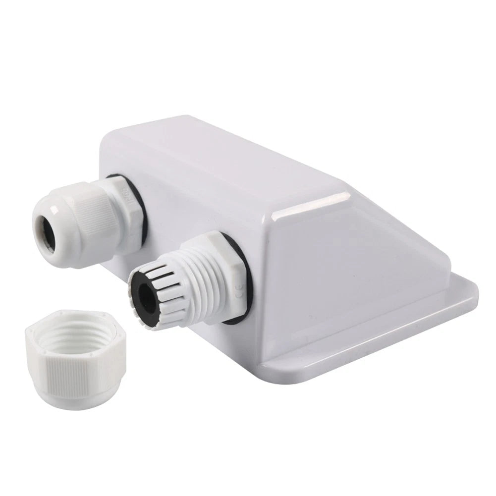 Double Wire Cable Entry Gland Box for Solar Panel Junction RV Caravan Boat