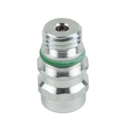 1pc A/C Service-Valve High Side R-134a Port Adapter With Replaceable Valve Cores for Vehicle