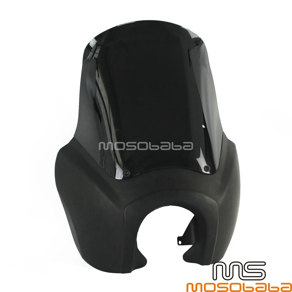 Front Fairing Windshield w/Extension for Harley Dyna Wide Glide, Street Bob (2006-2023)