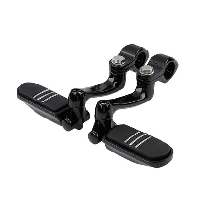 1-1/4 in Highway Engine Guard 360 Adjustable Footpegs for Harley Touring