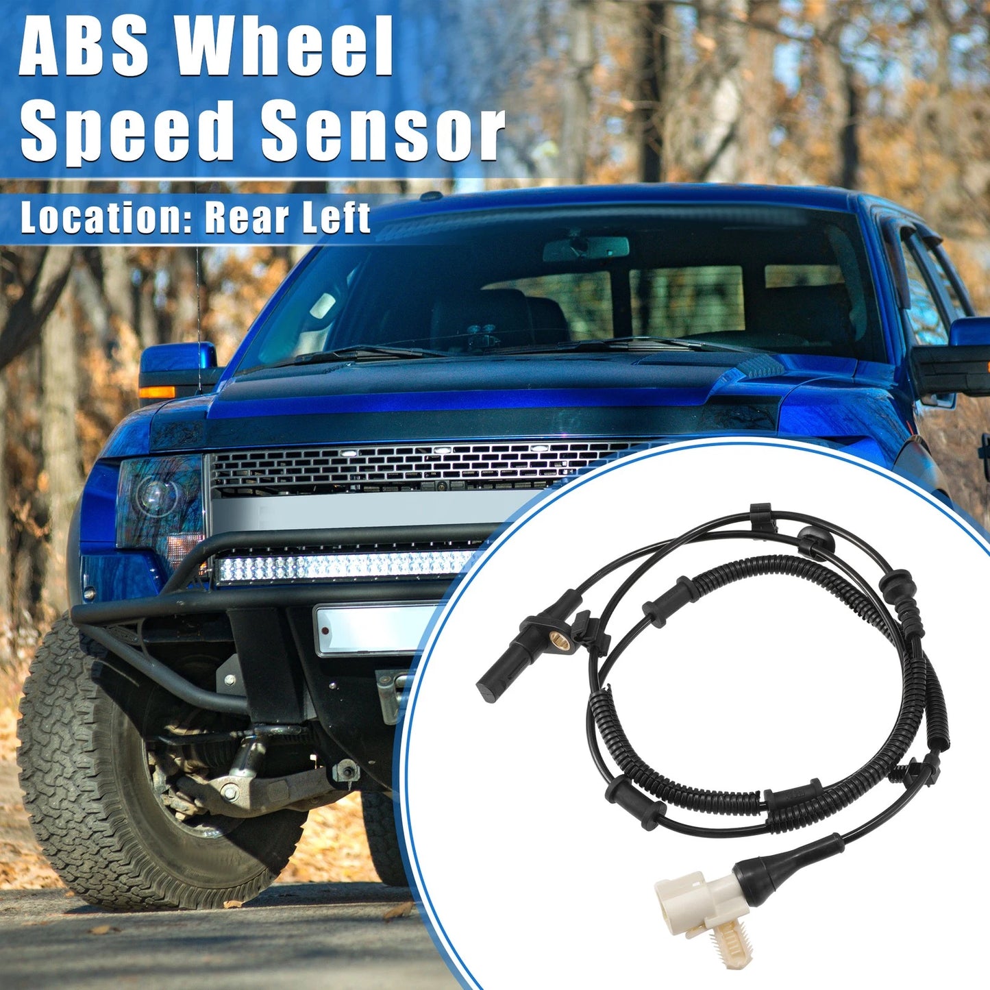 ABS Wheel Speed Sensor for Ford F150 Pickup 2009-2010 4.6L Rear Left