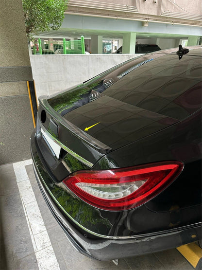Rear Boot Spoiler Wing Carbon Fiber for Mercedes-Benz CLS Class W218 (2012-2017)