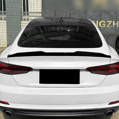 Gloss Black Rear Boot Spoiler Lip for Audi A5 Sportback (2017-2024)