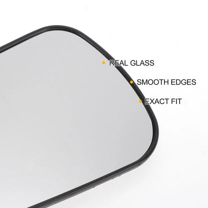 Left Side White Mirror Glass for Ford Fiesta (2002-2005)
