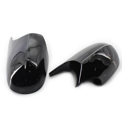 Gloss Black Side Rear Mirror Cover Caps for BMW E90 3 Series (2009-2011)