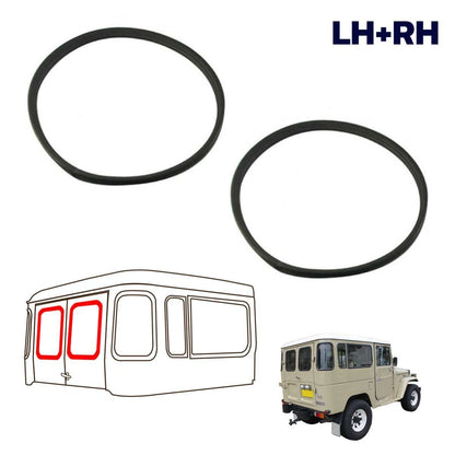 Rubber Weatherstrip Rear Window Glass Seal Fits 1972-84 Toyota Land Cruiser FJ40