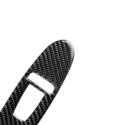 Carbon Fiber Interior Door Window Switch Cover Trim fit for Infiniti Q50 14-18