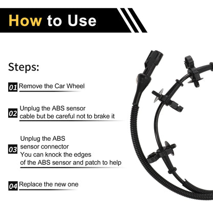 ABS Wheel Speed Sensor for Ford Ranger (2000-2009) 1 x Sensor