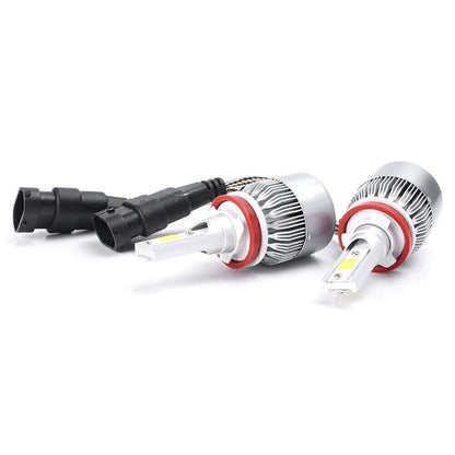 36W COB LED White Headlight Bulbs for H8 H9 H11 (6000K)