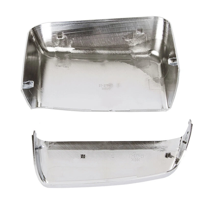 4 x Chrome Tow Mirror Cover Caps for 2014-2019 Chevy Silverado GMC Sierra