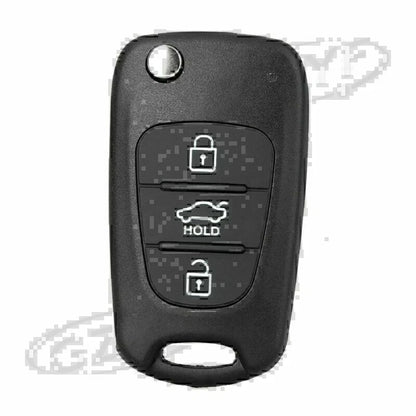 Key Shell for KIA Rondo Sportage Soul Rio Remote Case 3 Button (2006-2019)