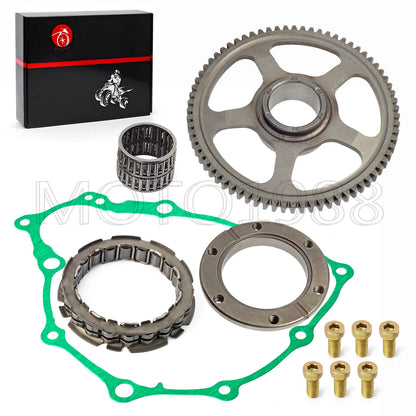 Starter Clutch for Honda TRX400EX 1999-2008, One Way Bearing & Gasket