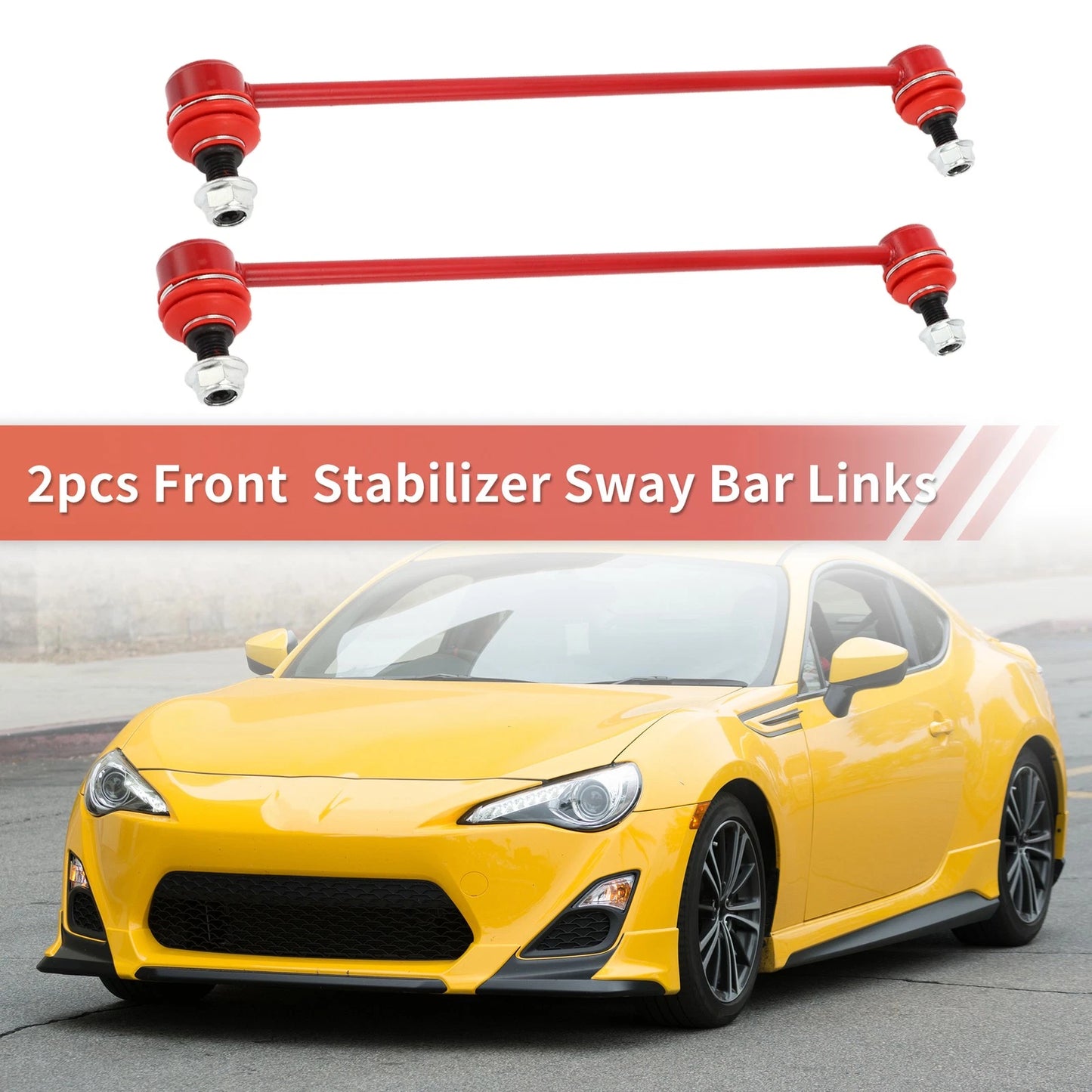 2 x Front Sway Bar Links Stabilizer Kit for Toyota Yaris (2006-2018)
