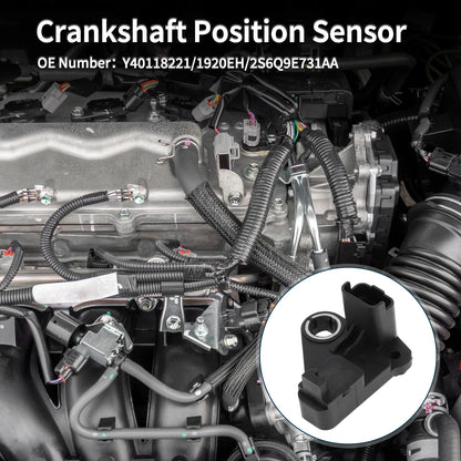 Crankshaft Position Sensor for PEUGEOT 308 1.6HDi (2007-2014) 1 Pc Black