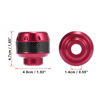 2 x Pair Front Fork Sliders Crash Pad Red for Motorcycle