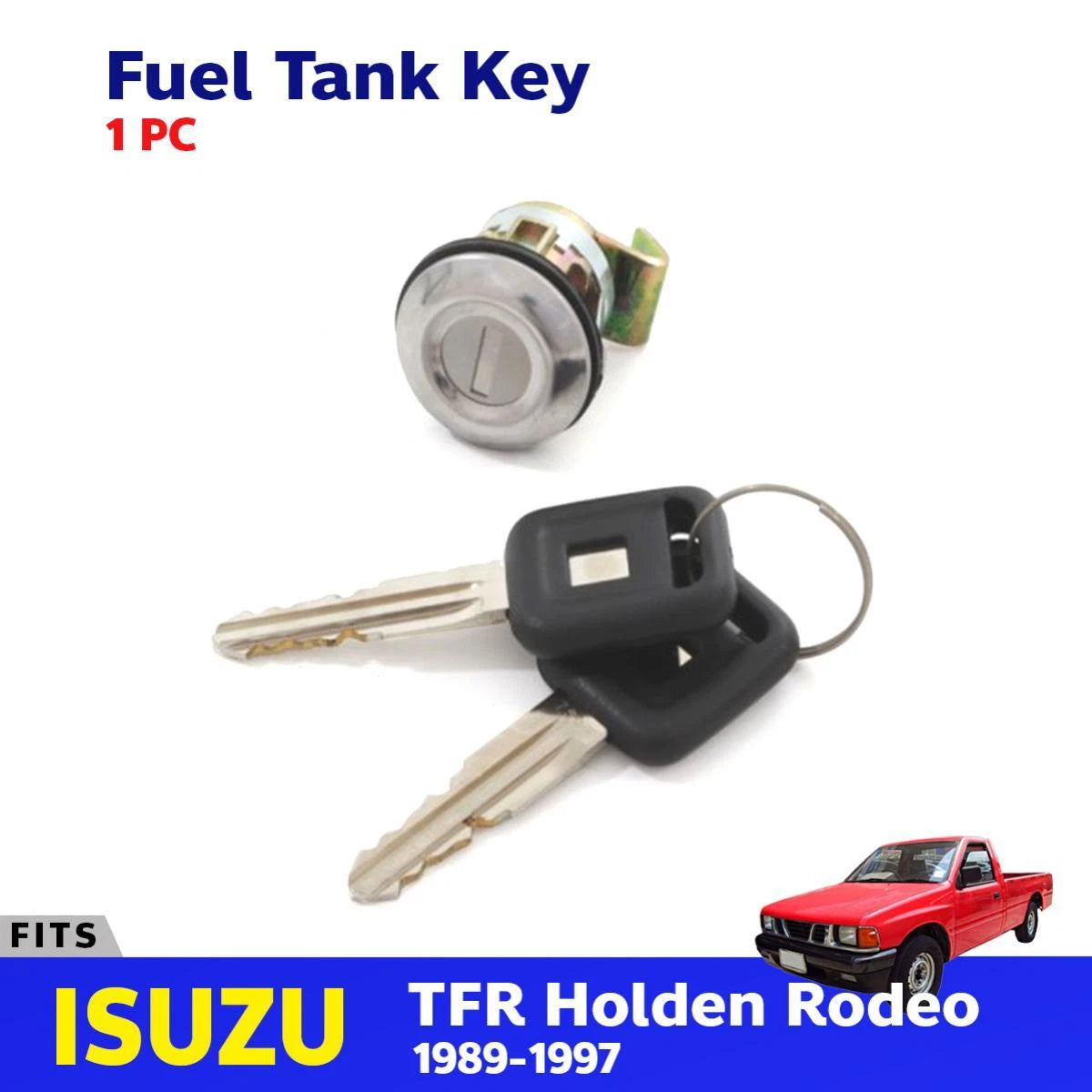 Ignition Oil Fuel Lid Lock Key Fits Isuzu TF TFR Holden Rodeo Pickup 1989-97 D09