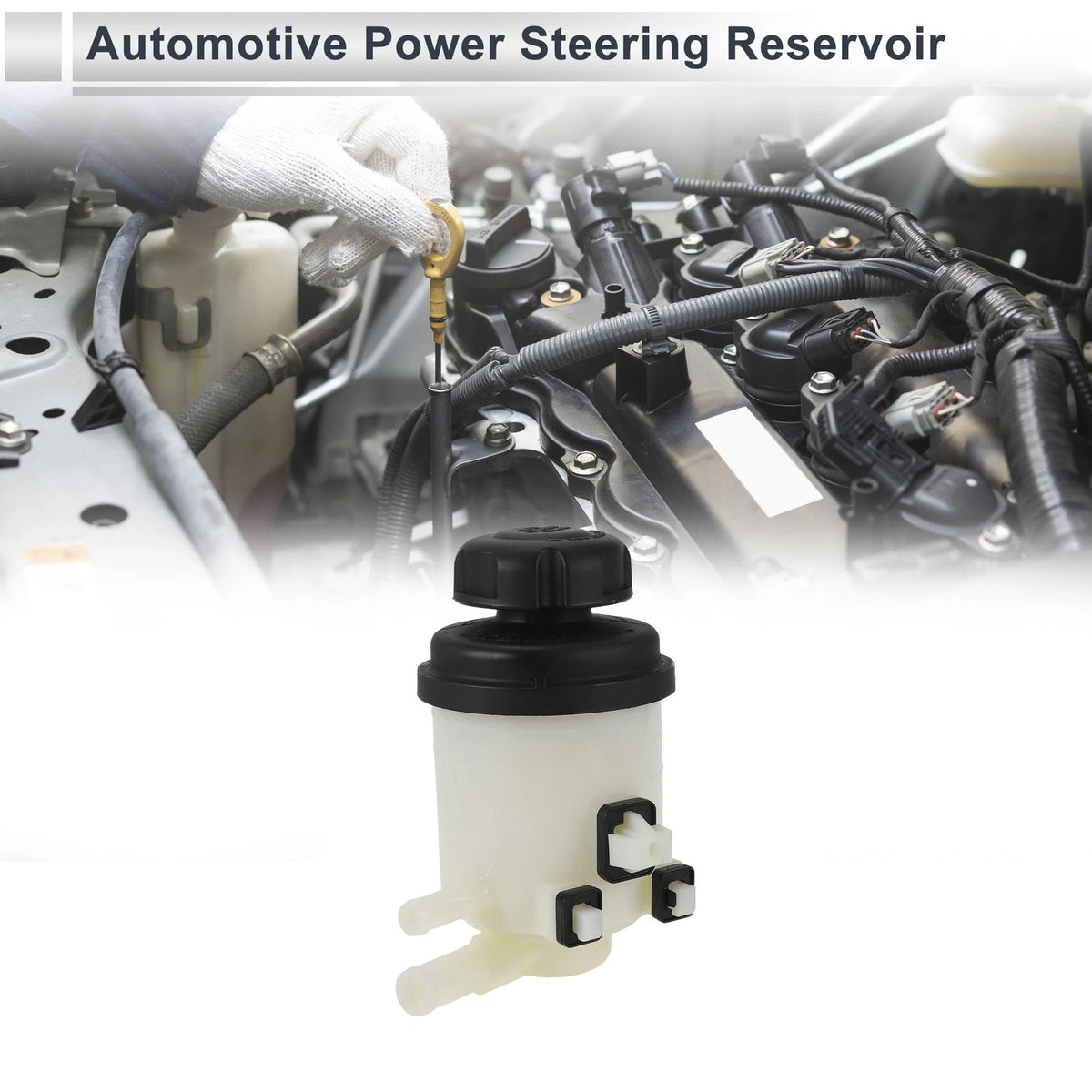 Power Steering Reservoir for Hyundai Genesis Coupe 2008-2016 1 x Beige