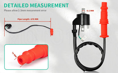 2 x Ignition Coil & Spark Plug for Polaris Magnum 425/500 Xpedition (1997–2006)