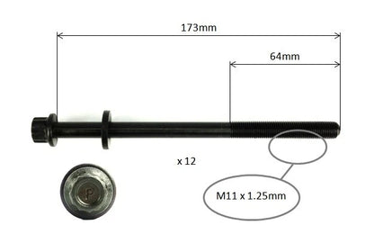 2 x Head Gasket+Head Bolts for Toyota 86 FA20D 2.0L