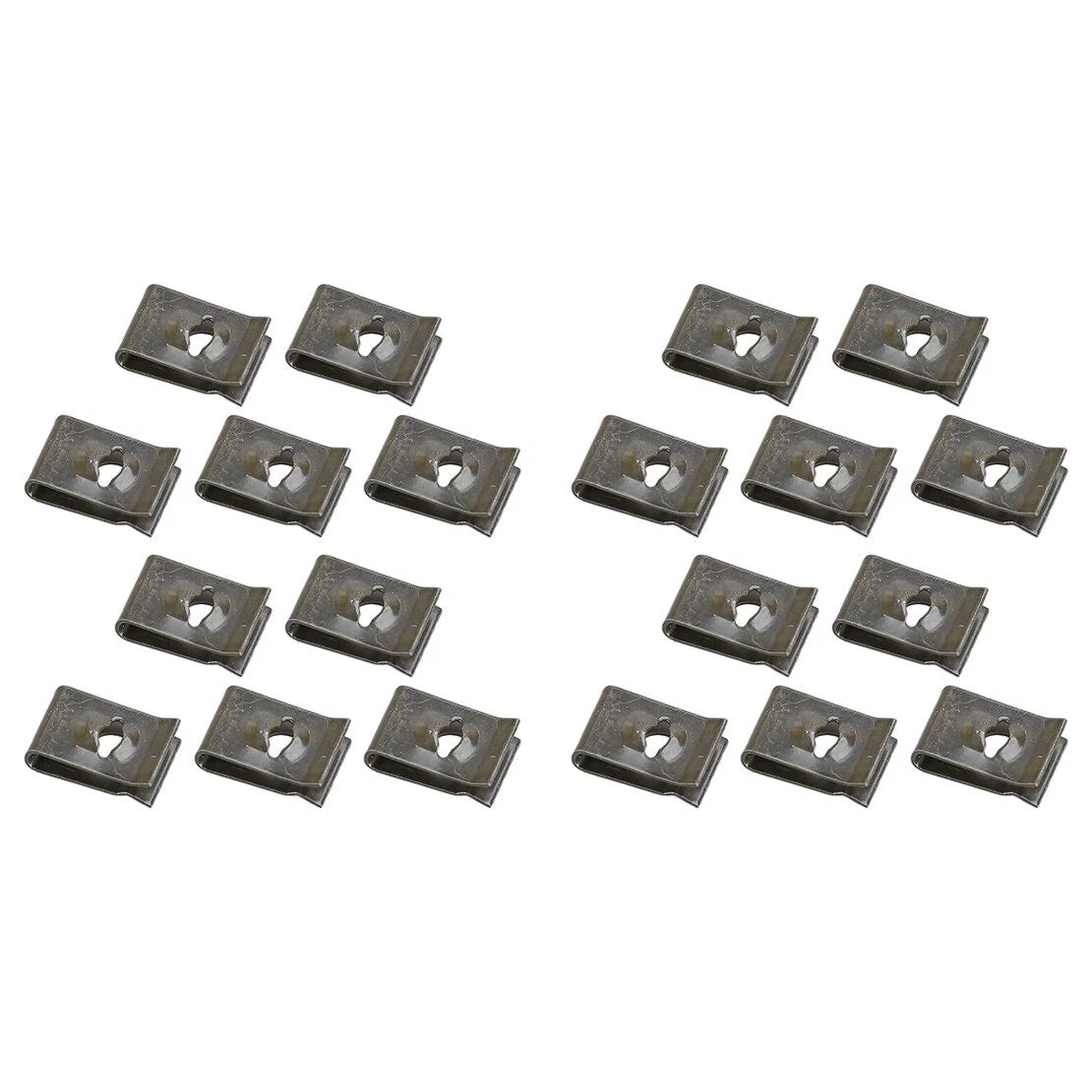20 x Car Bumper Inner Fender Wheel U-Type Groove Clips for Various Models